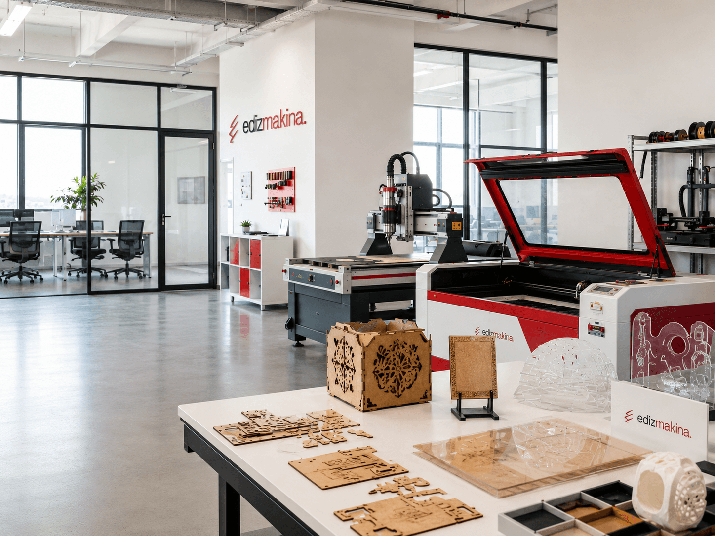 EdizMakina lazer kesim CNC ve 3D üretim çözümleri