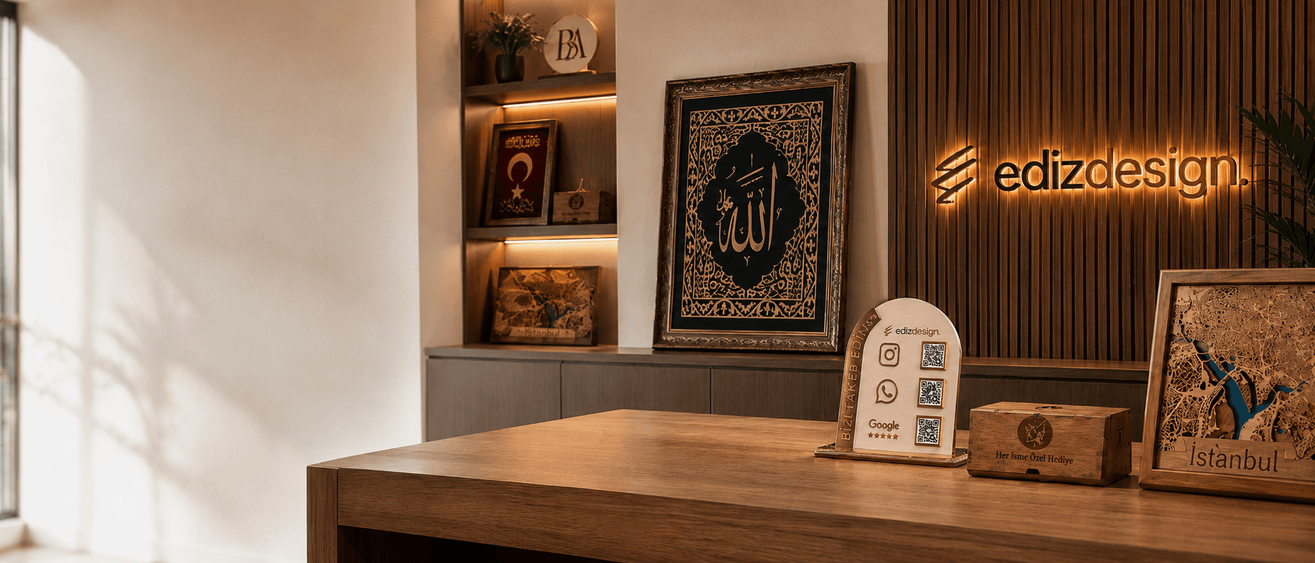 EdizDesign özel üretim ahşap tasarımlar